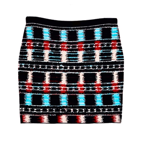 Jupe Tricotée Rachel Roy Taille XL - Longueur Genoux - Multicolore - Occasion Très Bon état